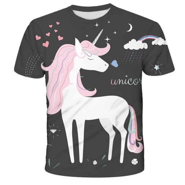 Camiseta de niña unicornio B1469 14 K