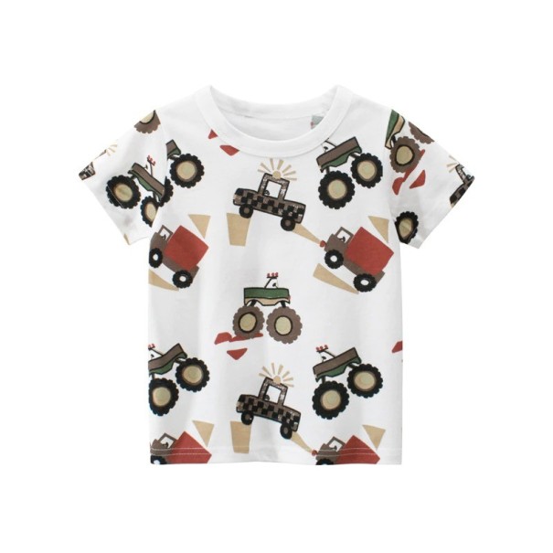 Camiseta de niño B1399 blanco 5