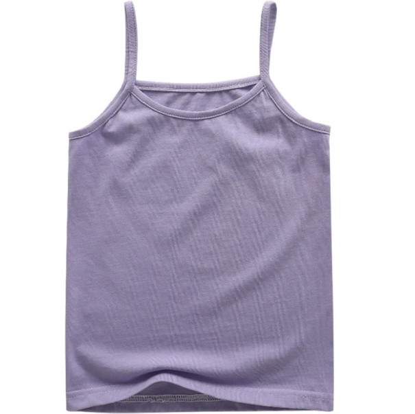 Camiseta de tirantes para niña B1455 morado claro 4