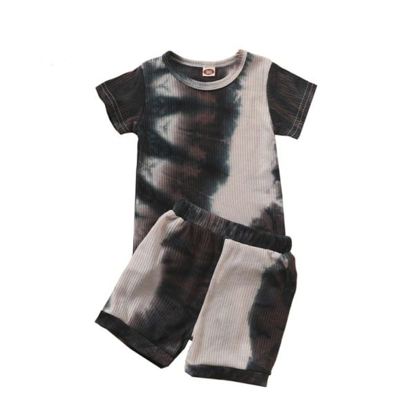 Camiseta e calções coloridos para crianças L1255 12-18 meses C