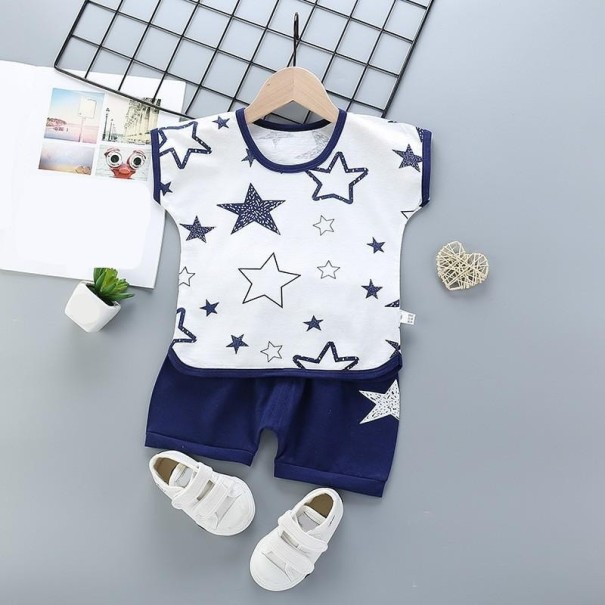 Camiseta e calções para crianças L1180 9-12 meses H