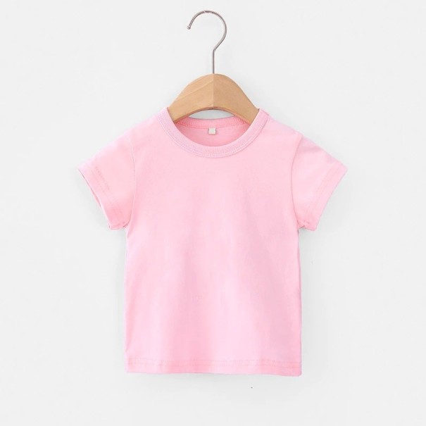Camiseta Infantil B1411 rosa claro 8