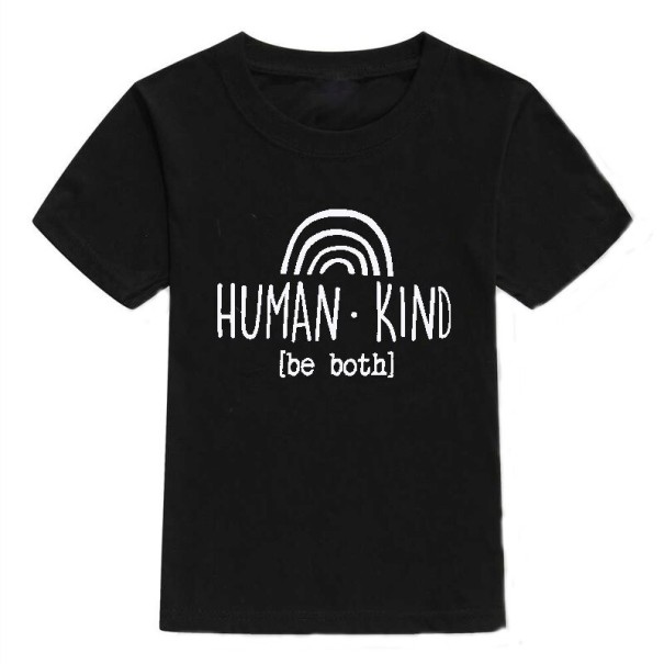 Camiseta infantil B1546 negro 6 C