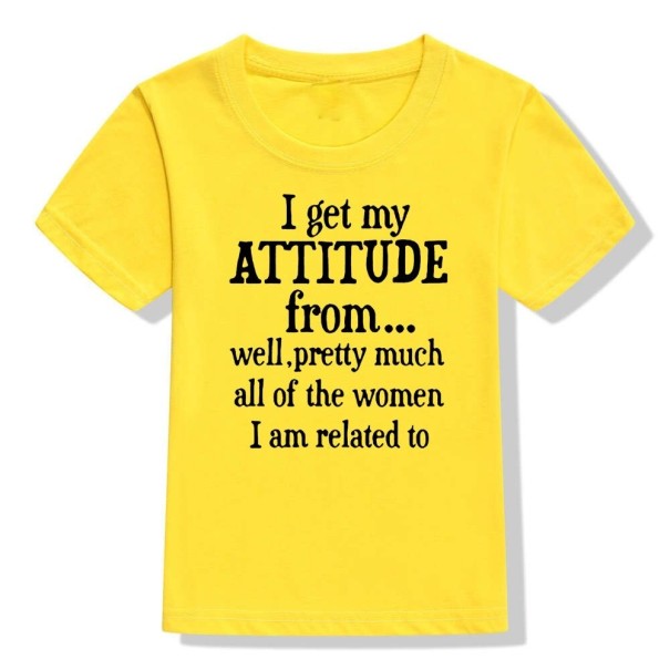 Camiseta infantil B1554 amarillo 6 A