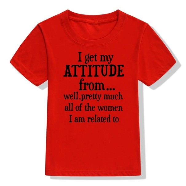 Camiseta infantil B1554 rojo 12 A