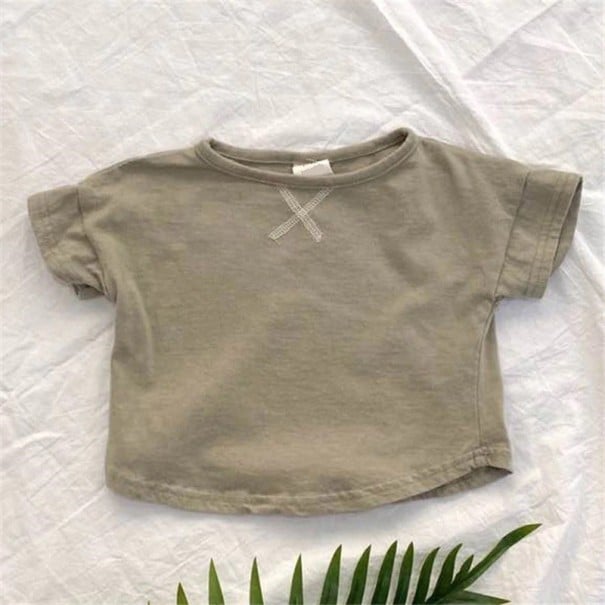 Camiseta Infantil B1573 verde exército 3