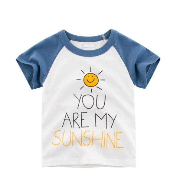 Camiseta infantil B1641 azul 5