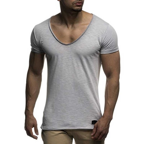 Camiseta Masculina T2089 cinzento S