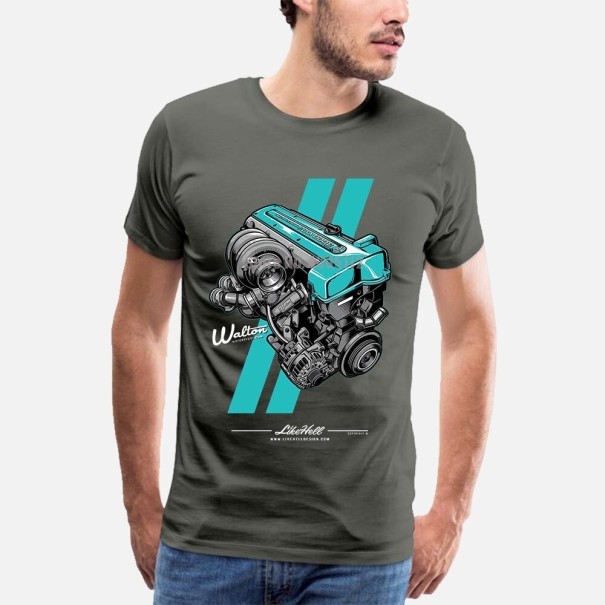 Camiseta Masculina T2313 cinzento escuro S