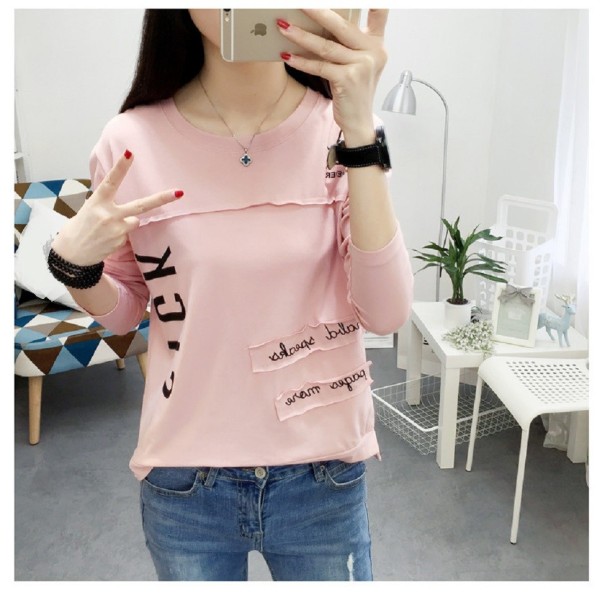 Camiseta mujer A1237 rosa M 2
