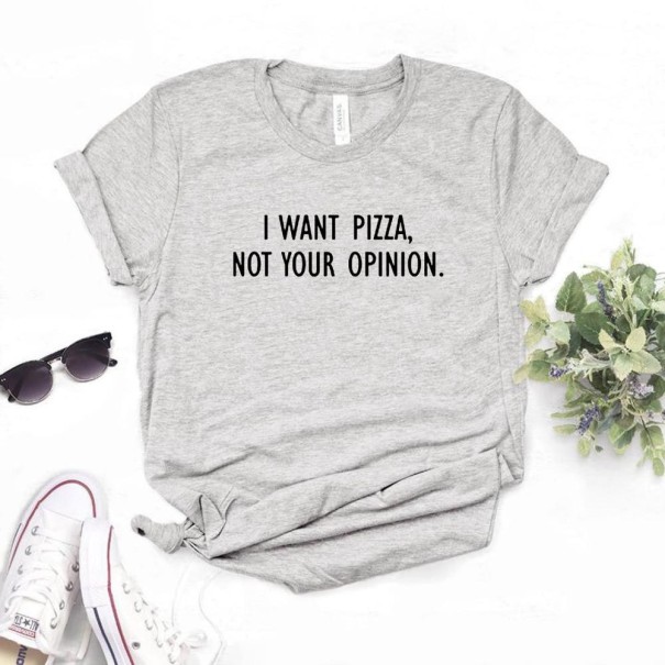 Camiseta mujer con estampado B129 gris XXL