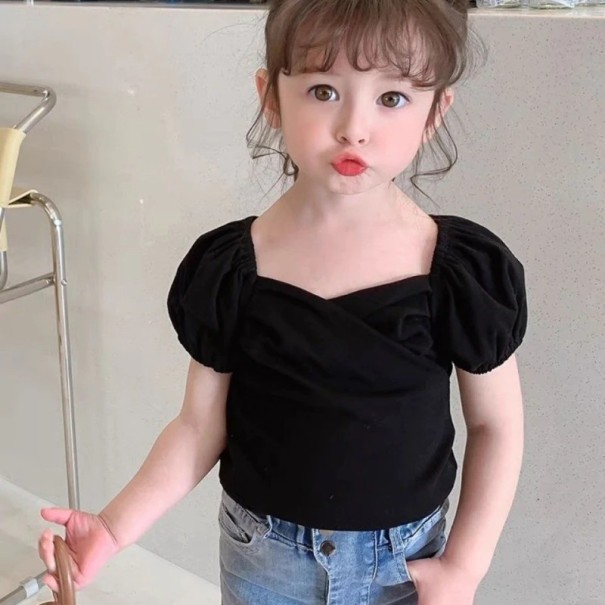 Camiseta niña B1630 negro 3