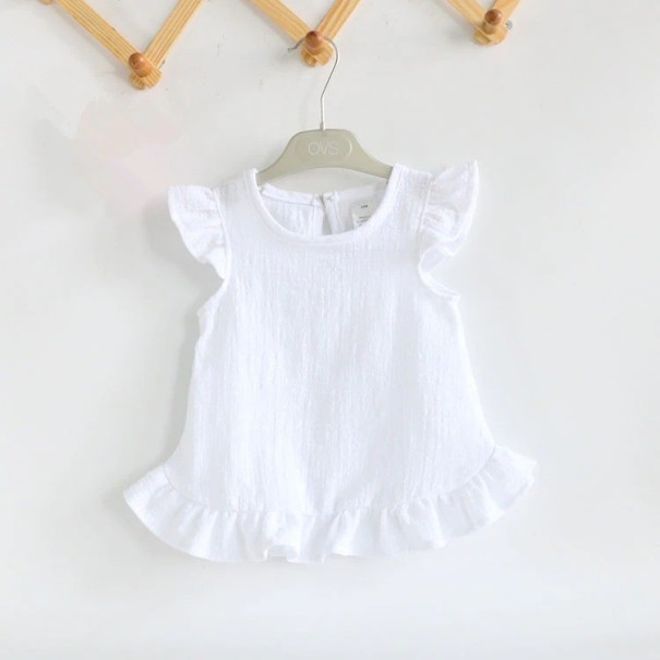 Camiseta niña L1741 blanco 3