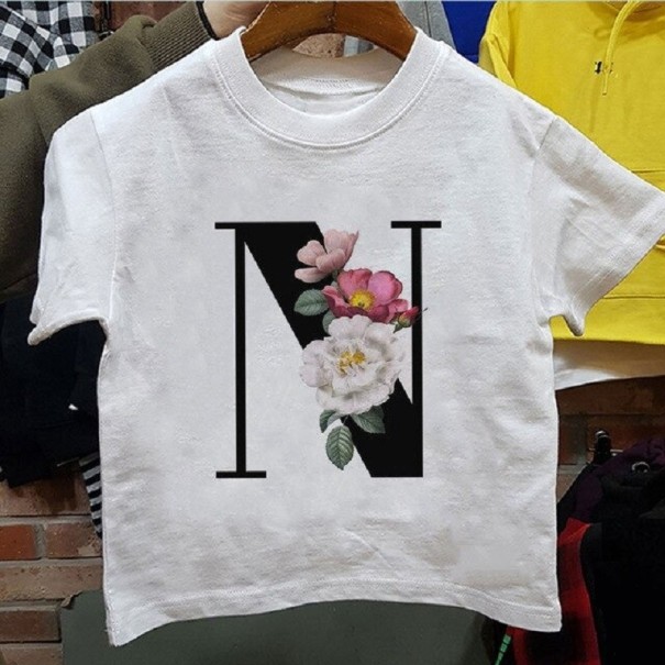 Camiseta niña letra B1428 5 N