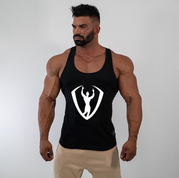 Camiseta sin mangas para hombre F1826 negro M 1 Camiseta sin mangas para hombre F1826 negro M 1