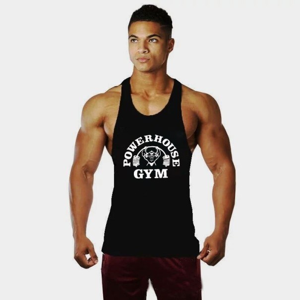 Camiseta sin mangas para hombre F1839 negro M Camiseta sin mangas para hombre F1839 negro M