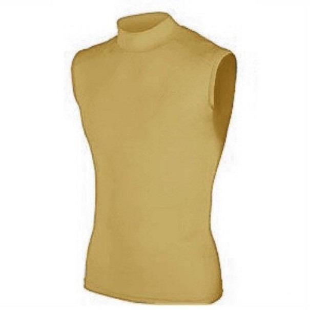 Camiseta sin mangas para hombre T1968 dorado XS