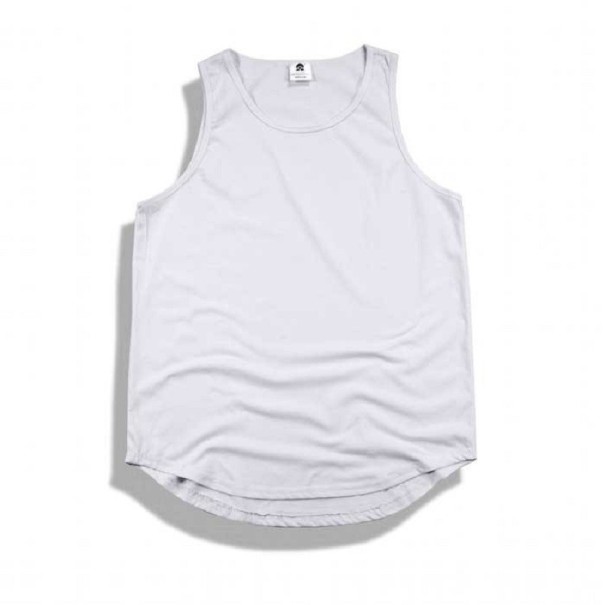 Camiseta sin mangas para hombre T2026 blanco M