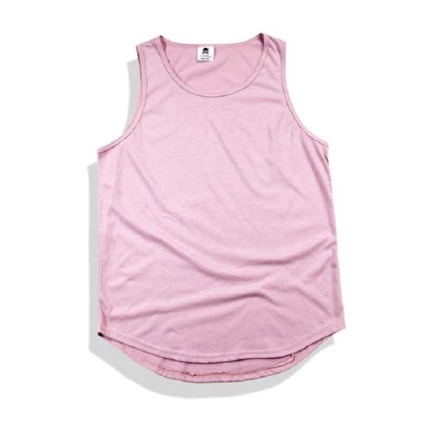 Camiseta sin mangas para hombre T2026 rosa L Camiseta sin mangas para hombre T2026 rosa L