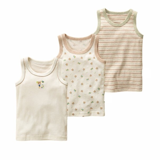 Camiseta sin mangas para niño 3 piezas 18-24 meses B