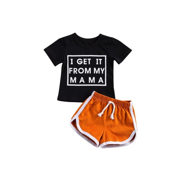 Camiseta y pantalón corto infantil L1465 2