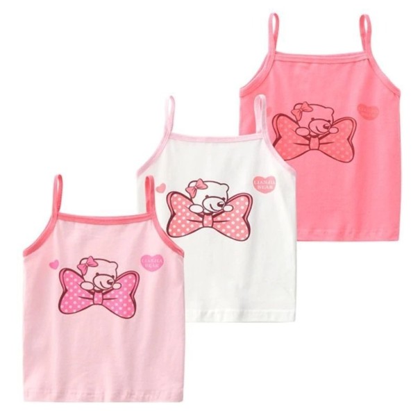 Camisetas sin mangas para niñas 3 piezas B1517 1-3 años