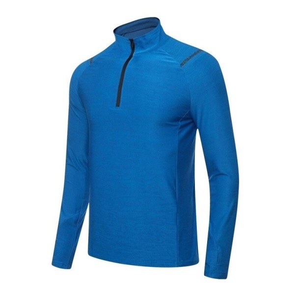Camisola de compressão masculina F1788 azul M