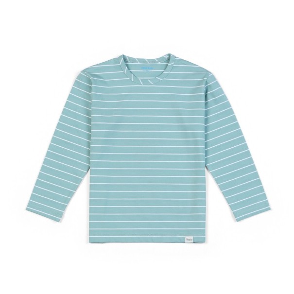 Camisola de criança com mangas longas T2549 verde claro 4
