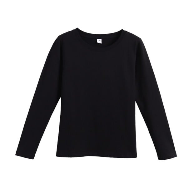 Camisola de senhora de manga longa A984 preto M