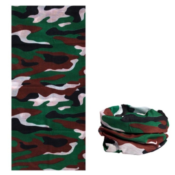 Camouflage nekwarmer 1