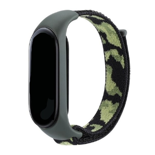 Camouflage-rem til Xiaomi Mi Band 7 armygrøn