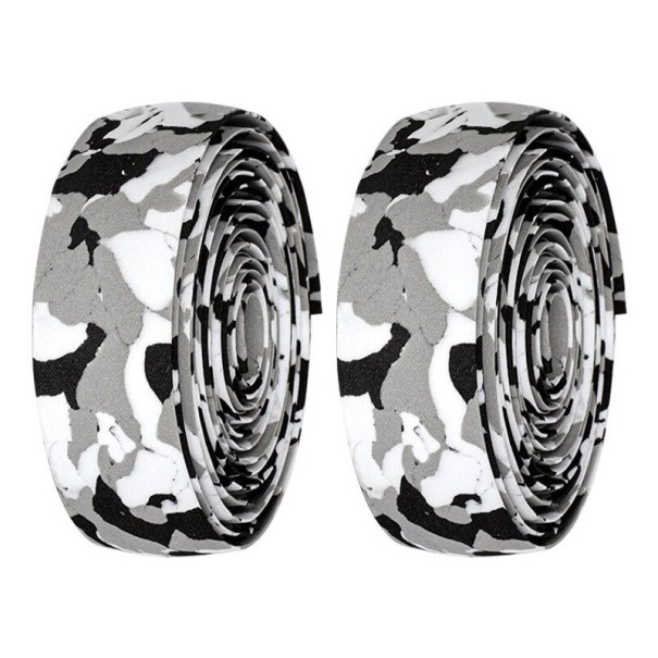 Camouflage stuurwrap 2 stuks T1213 grijs