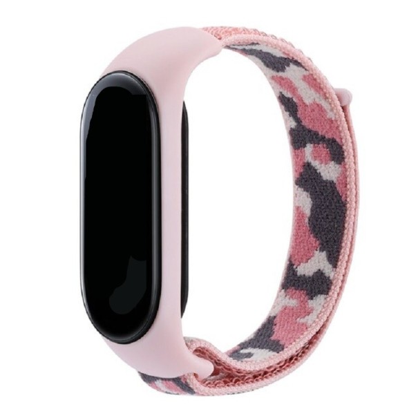 Camouflage szíj Xiaomi Mi Band 3/4-hez rózsaszín