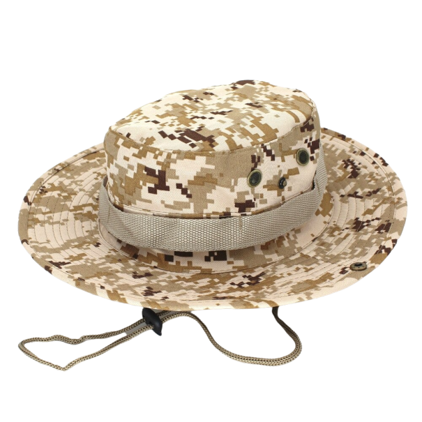 Camouflagehat sandgul