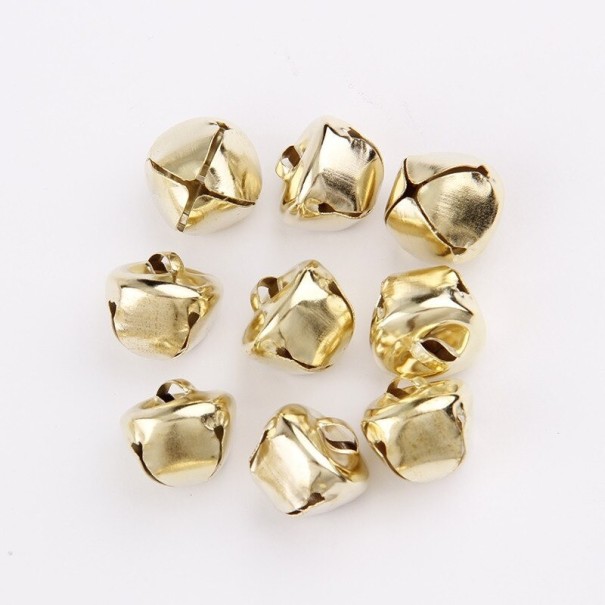 Campanas 10 uds. dorado 15 mm