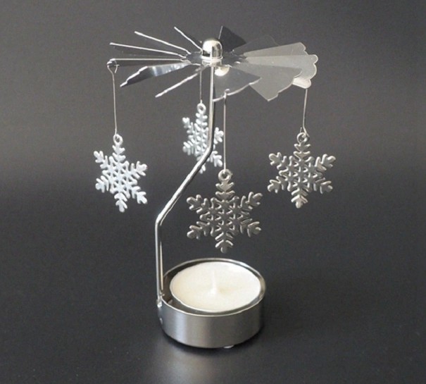 Campanella degli Angeli di Natale argento 4