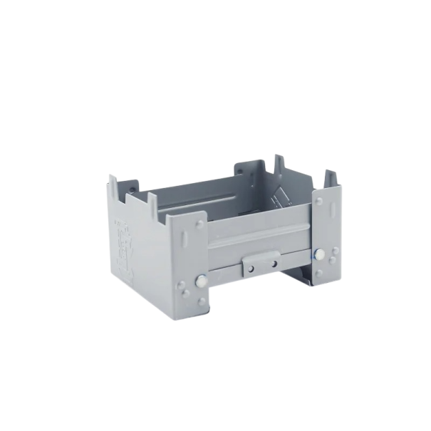 Camping-Alkoholkocher 7,5 x 9,8 x 5 cm 40 ml Brennstoff bis zu 45 Minuten Brenndauer Tragbarer Outdoor-Kocher aus verzinktem Gusseisen Touristenkocher 1