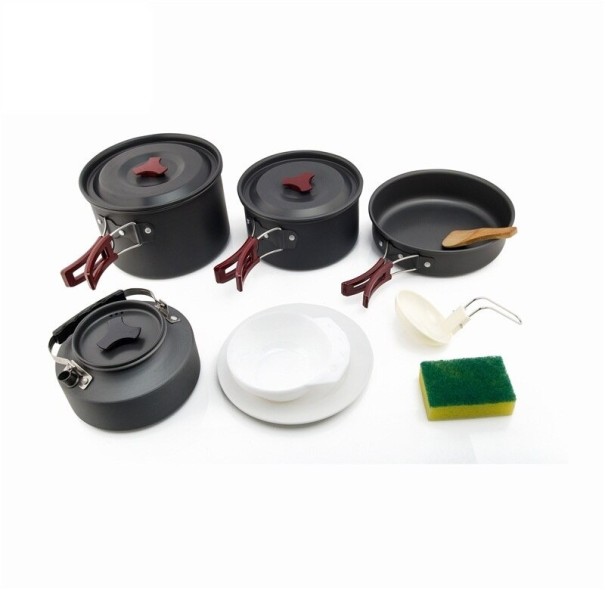 Camping Cookware Set 8 Pieces 1