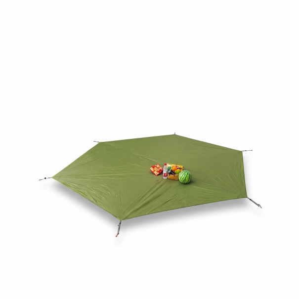 Camping Groundsheet Octagonal Tarp for Tent 3.8 x 3.8 m Oxford 210D Waterproof 5000 mm Army Green For Picnics and Hammocks 1