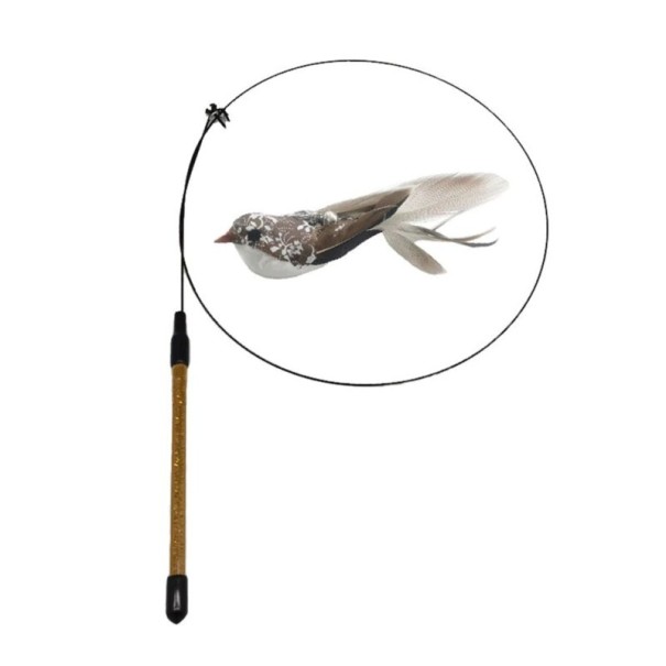 Caña de pescar para gatos con plumas G3019 2
