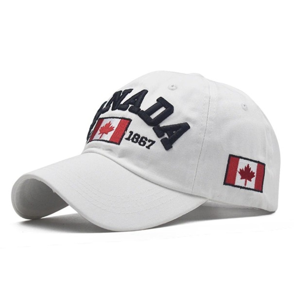 Canada-kasket til mænd hvid