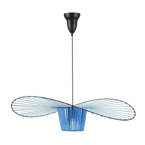 Candeeiro de tecto moderno diagonal azul
