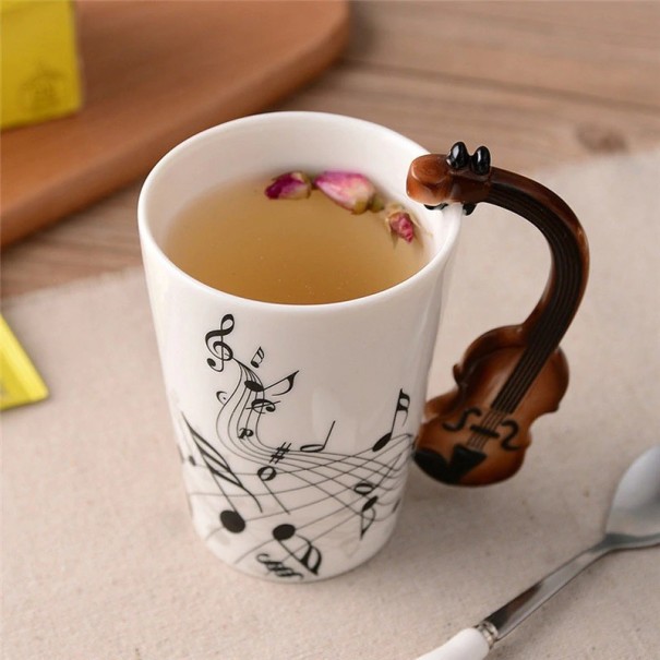 Caneca de Cerâmica Instrumentos Musicais J680 1