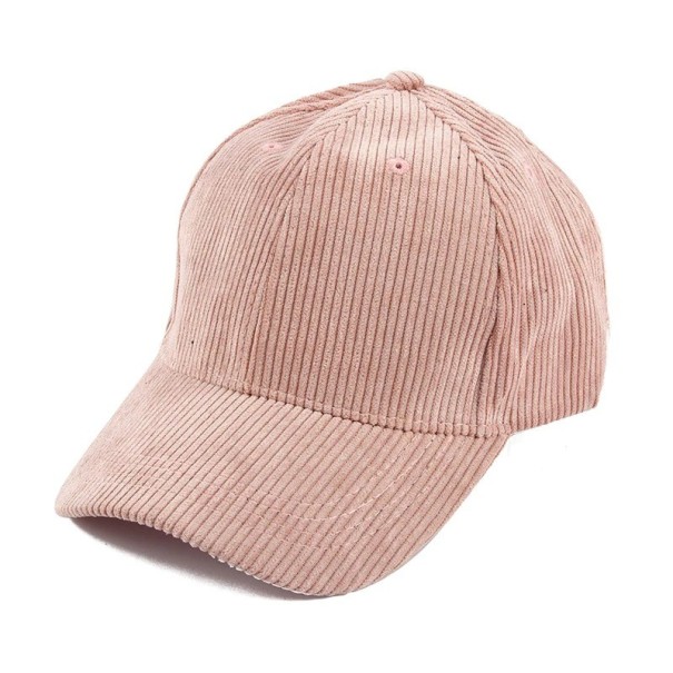 Cap aus Cord rosa