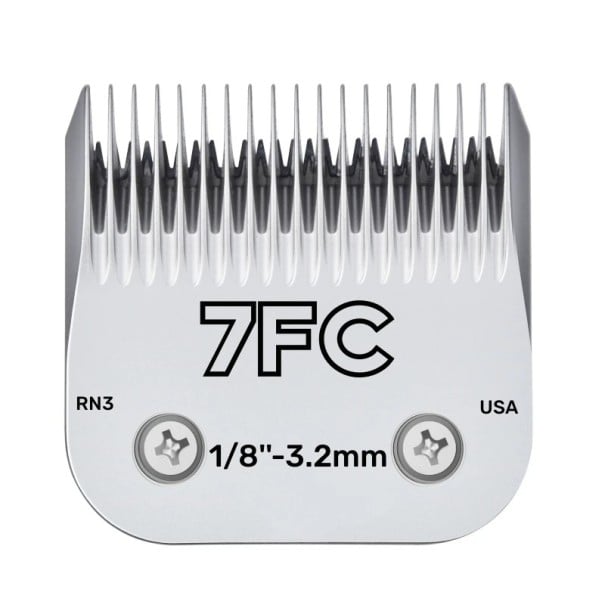 Cap de tăiere de rezervă pentru mașini Andis, Oster, Wahl, Heiniger și Conair pentru tuns animale 3,2 mm Model 7FC 1