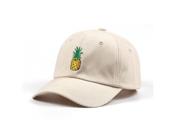 Cap mit Ananas creme