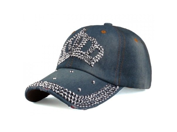 Cap mit Krone dunkelgrau