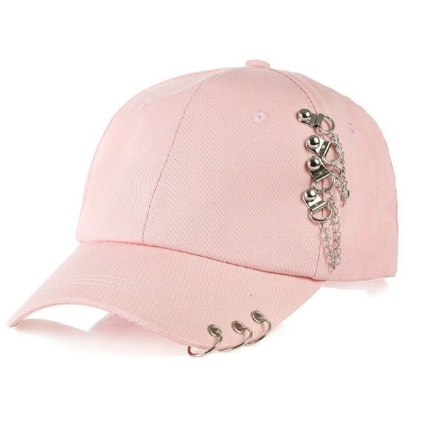 Cap mit Ringen rosa