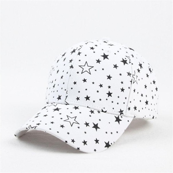 Cap with Stars white
