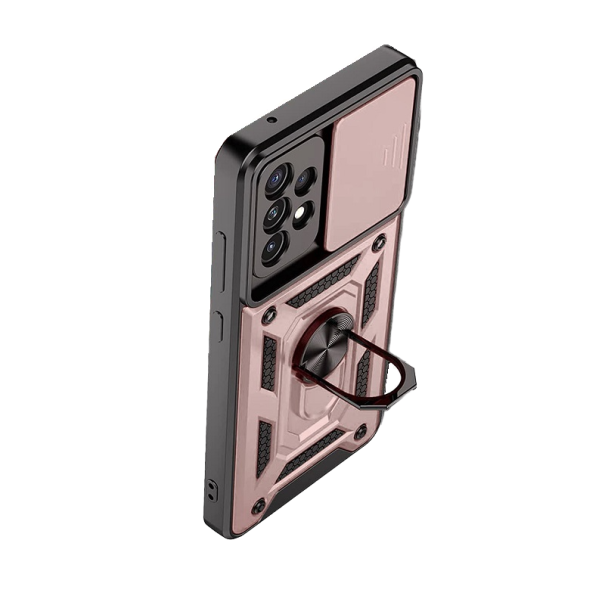 Capa com proteção para a câmara para Samsung Galaxy A22 5G rosa